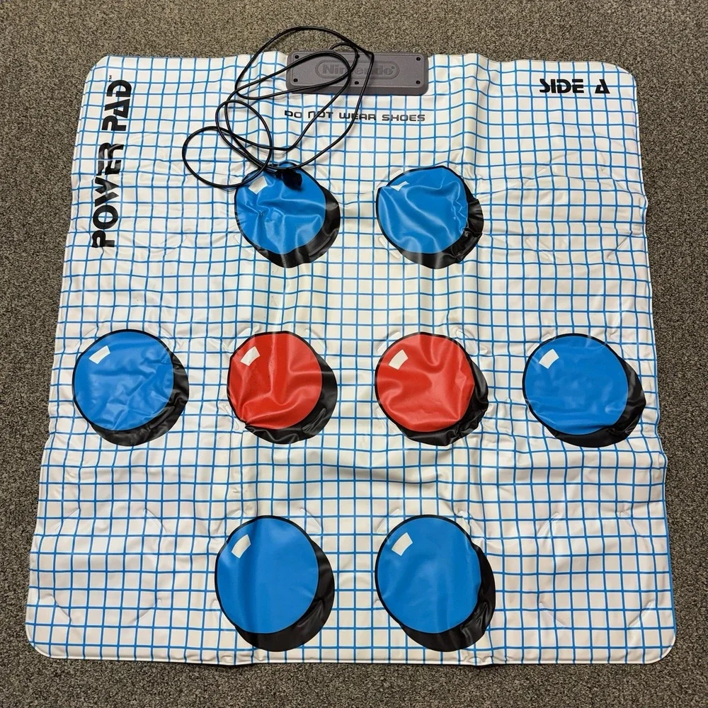Nintendo NES Power Pad Controller Mat NES-028 Track & Field Dance Pad - Untested